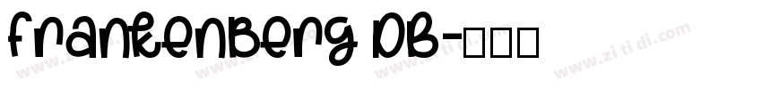 Frankenberg DB字体转换